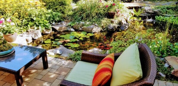 Water feature in Seattle by Classic Landscaping