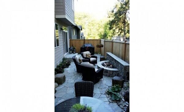 Classic Landscaping Design and Construction masonry fireplace in Greater Seattle