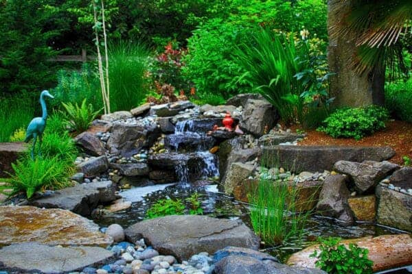 Classic Landscaping Design and Construction waterfall in Greater Seattle