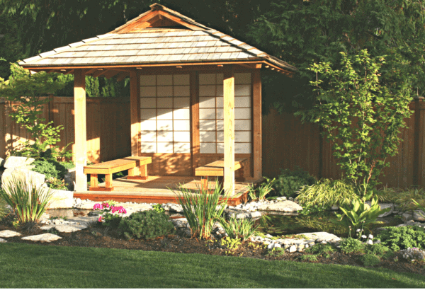 Classic Landscaping Design and Construction gazebo in Greater Seattle