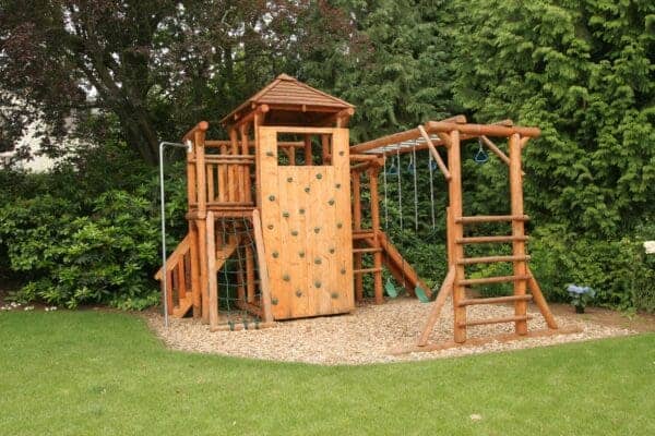 Professional landscape photography of completed residential project in Greater Seattle for article on 12 Backyard Features to Spark Your Kids’ Imagination