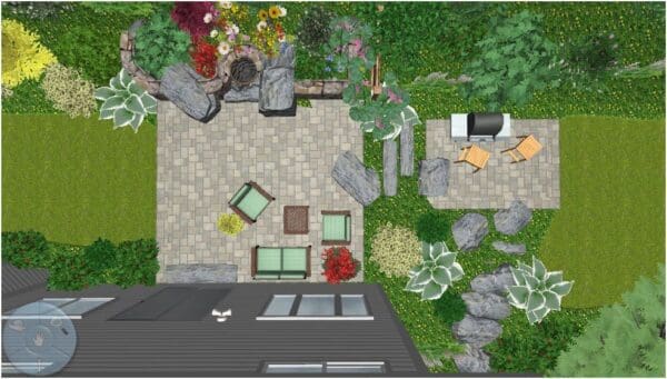 Classic Landscaping team member working on landscape project in Greater Seattle
