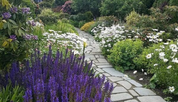 Classic Landscaping Design and Construction stone pathway in Greater Seattle