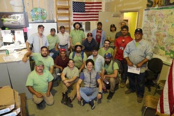 Monthly field training session for Classic Landscaping crew members
