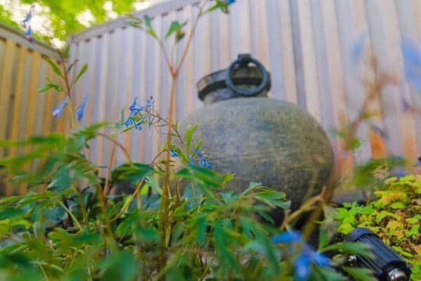 Relaxation Garden featuring outdoor living and contemporary plantings by Classic Landscaping