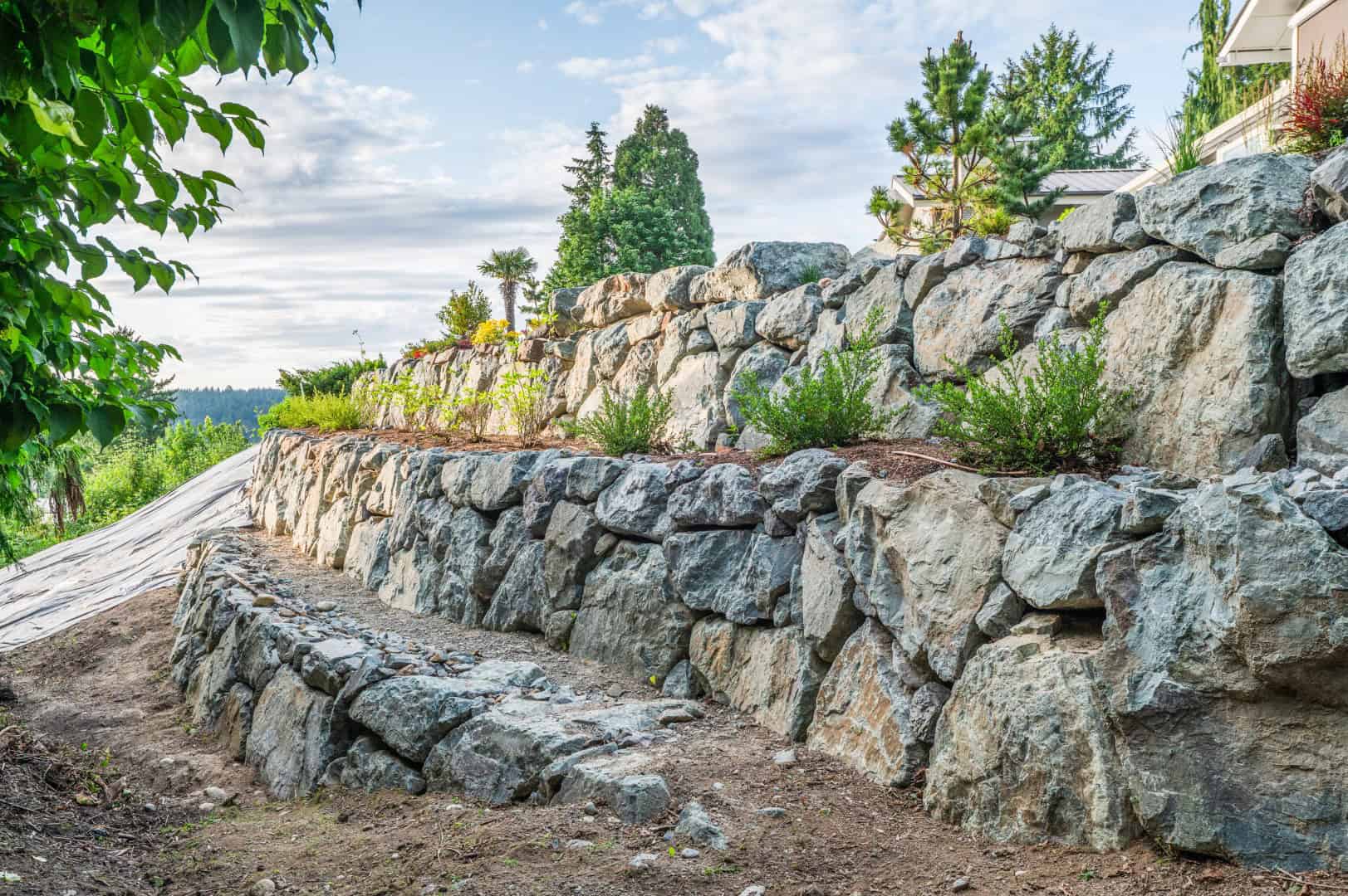 Retaining Walls & Terracing - Landscape Design & Build in Seattle WA